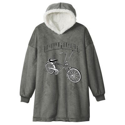 Low Rider Bicycle Chicano Cholo Lowrider Bike Hooded Wearable Blanket