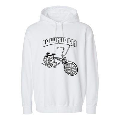 Low Rider Bicycle Chicano Cholo Lowrider Bike Garment-Dyed Fleece Hoodie