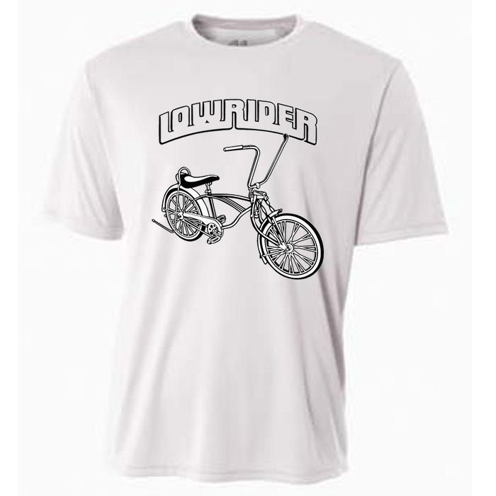 Low Rider Bicycle Chicano Cholo Lowrider Bike Cooling Performance Crew T-Shirt