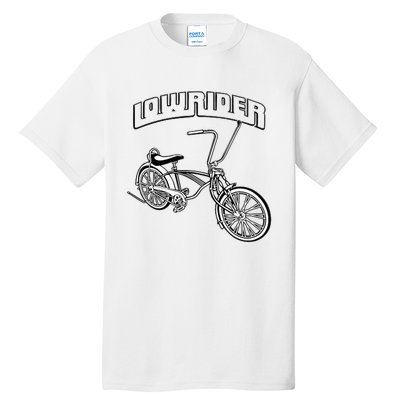 Low Rider Bicycle Chicano Cholo Lowrider Bike Tall T-Shirt