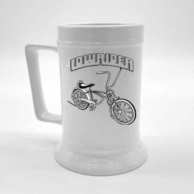 Low Rider Bicycle Chicano Cholo Lowrider Bike Beer Stein