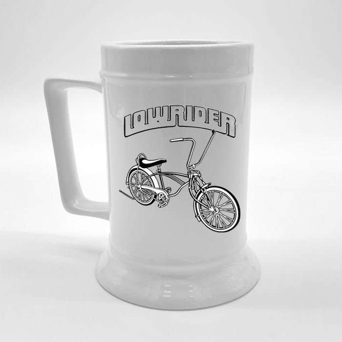 Low Rider Bicycle Chicano Cholo Lowrider Bike Beer Stein