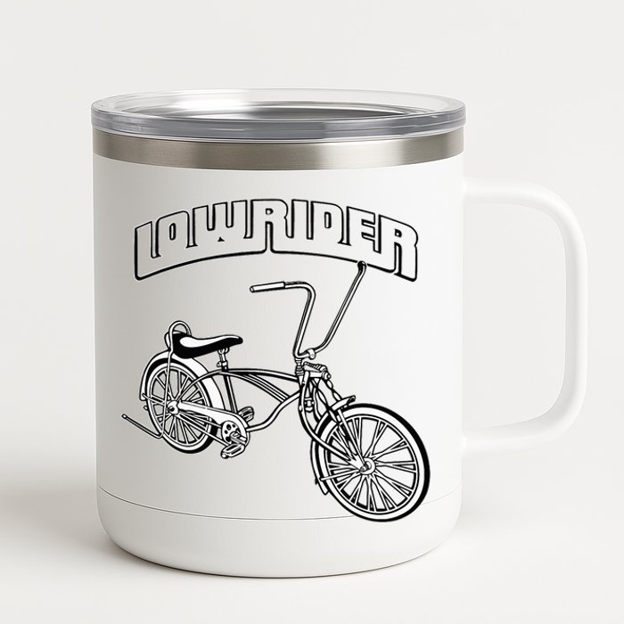 Low Rider Bicycle Chicano Cholo Lowrider Bike 12 oz Stainless Steel Tumbler Cup