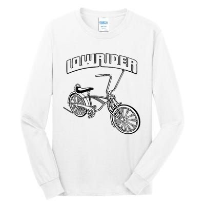 Low Rider Bicycle Chicano Cholo Lowrider Bike Tall Long Sleeve T-Shirt