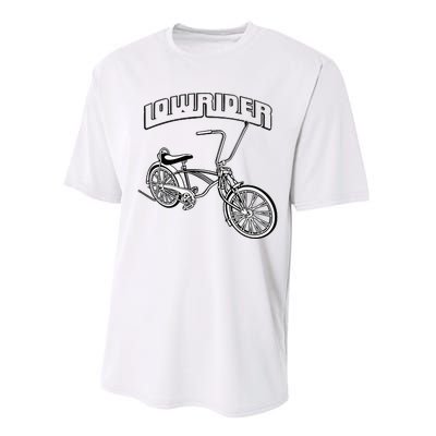 Low Rider Bicycle Chicano Cholo Lowrider Bike Performance Sprint T-Shirt