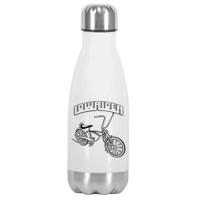 Low Rider Bicycle Chicano Cholo Lowrider Bike Stainless Steel Insulated Water Bottle