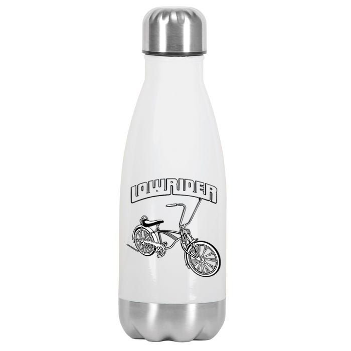 Low Rider Bicycle Chicano Cholo Lowrider Bike Stainless Steel Insulated Water Bottle