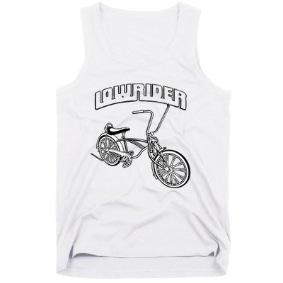 Low Rider Bicycle Chicano Cholo Lowrider Bike Tank Top