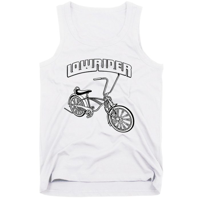 Low Rider Bicycle Chicano Cholo Lowrider Bike Tank Top