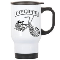 Low Rider Bicycle Chicano Cholo Lowrider Bike Stainless Steel Travel Mug