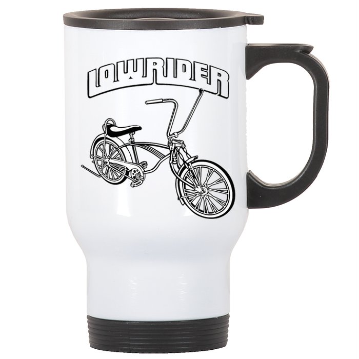 Low Rider Bicycle Chicano Cholo Lowrider Bike Stainless Steel Travel Mug