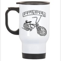 Low Rider Bicycle Chicano Cholo Lowrider Bike Stainless Steel Travel Mug