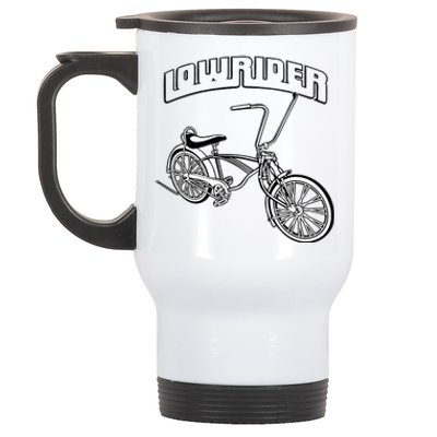 Low Rider Bicycle Chicano Cholo Lowrider Bike Stainless Steel Travel Mug