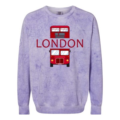 London Red Bus Colorblast Crewneck Sweatshirt