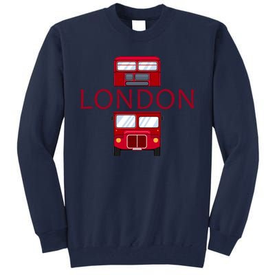 London Red Bus Tall Sweatshirt