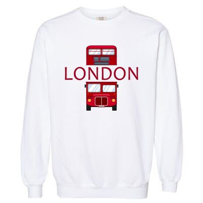 London Red Bus Garment-Dyed Sweatshirt