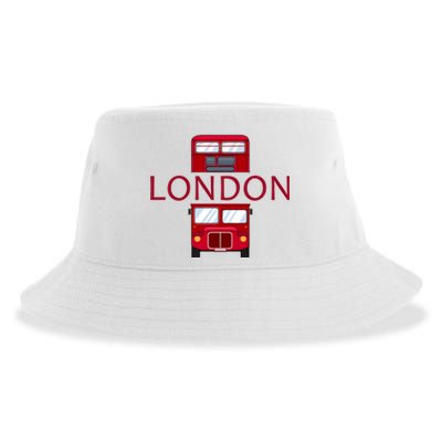 London Red Bus Sustainable Bucket Hat