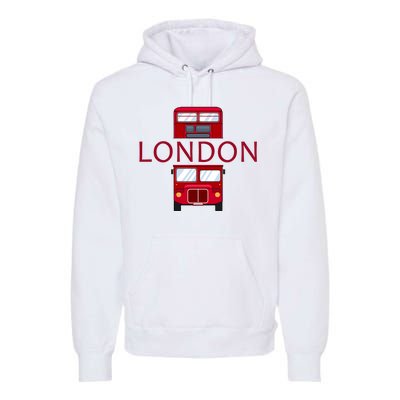 London Red Bus Premium Hoodie