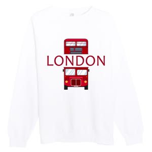 London Red Bus Premium Crewneck Sweatshirt