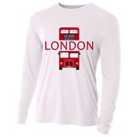London Red Bus Cooling Performance Long Sleeve Crew