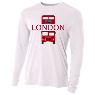 London Red Bus Cooling Performance Long Sleeve Crew