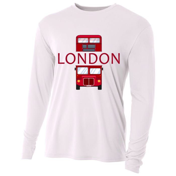 London Red Bus Cooling Performance Long Sleeve Crew