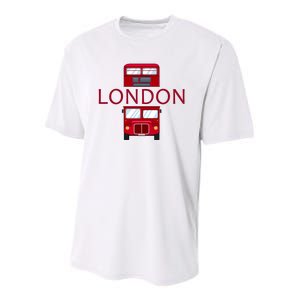 London Red Bus Youth Performance Sprint T-Shirt