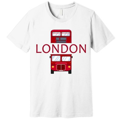 London Red Bus Premium T-Shirt