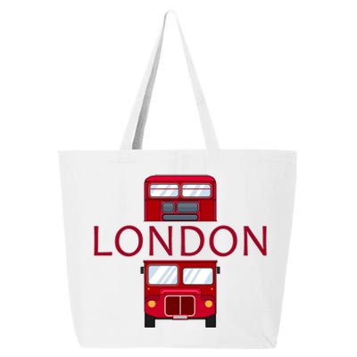 London Red Bus 25L Jumbo Tote