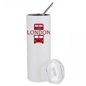 London Red Bus Stainless Steel Tumbler