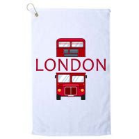 London Red Bus Golf Towel
