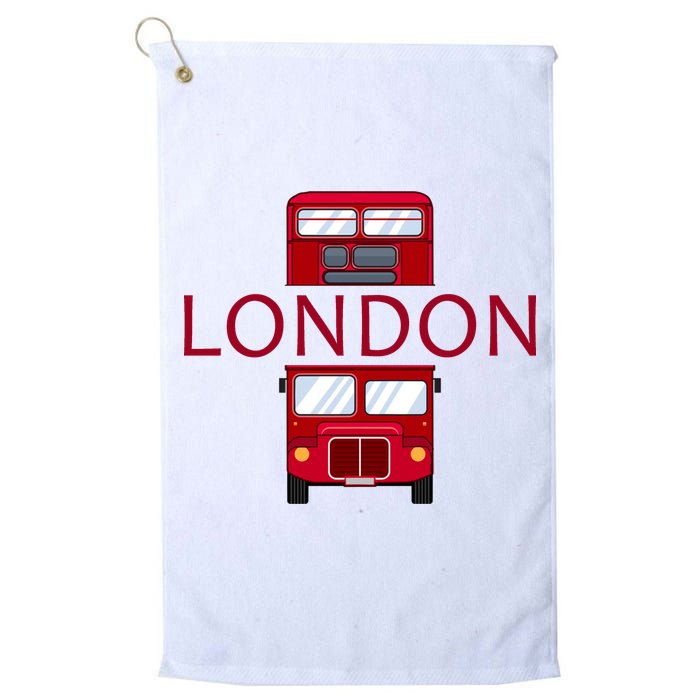 London Red Bus Golf Towel