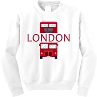 London Red Bus Kids Sweatshirt