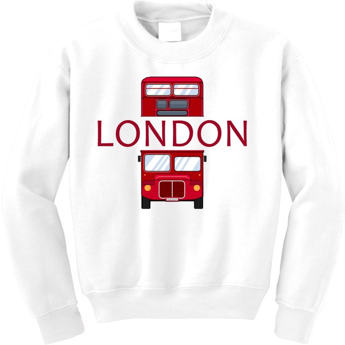 London Red Bus Kids Sweatshirt