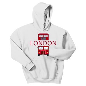 London Red Bus Kids Hoodie