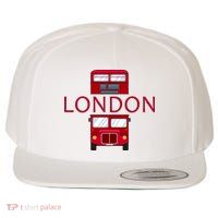 London Red Bus Wool Snapback Cap