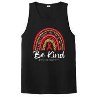 Leopard Rainbow Be Kind Red Ribbon Dyslexia Awareness PosiCharge Competitor Tank