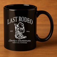 Last Rodeo Bachelorette 11oz C Handle Ceramic Mug