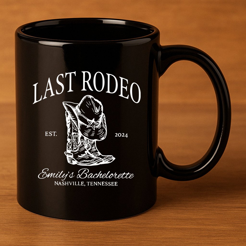 Last Rodeo Bachelorette 11oz C Handle Ceramic Mug