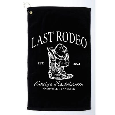 Last Rodeo Bachelorette Golf Towel