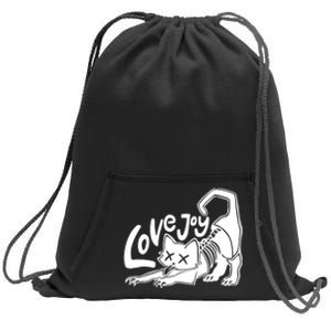 Lovejoy Rock Band Sweatshirt Cinch Pack Bag