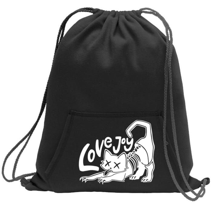 Lovejoy Rock Band Sweatshirt Cinch Pack Bag