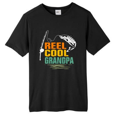 Lover Reel Cool Grandpa Grandfather Humor Funny Fishing Cute Gift Tall Fusion ChromaSoft Performance T-Shirt