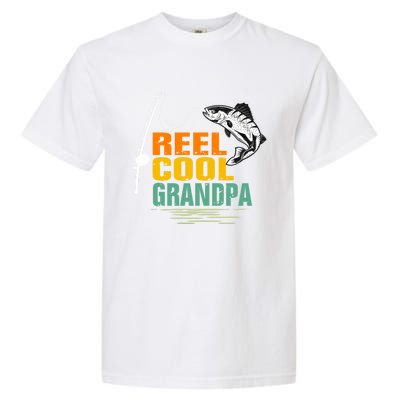 Lover Reel Cool Grandpa Grandfather Humor Funny Fishing Cute Gift Garment-Dyed Heavyweight T-Shirt