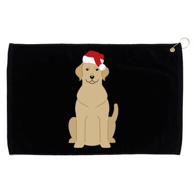 Labrador Retriever Christmas Dog Gift Grommeted Golf Towel