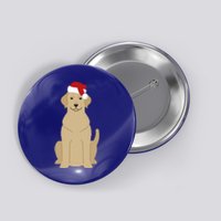 Labrador Retriever Christmas Dog Gift Button