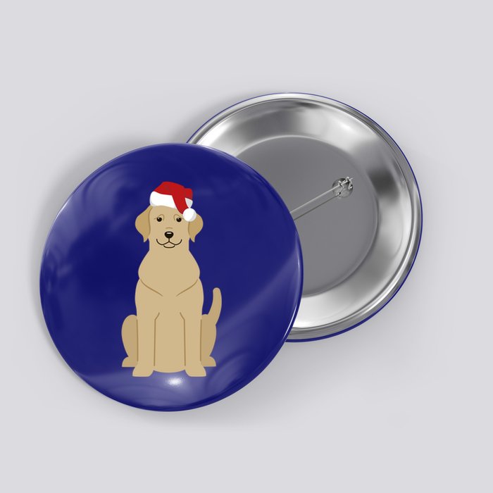 Labrador Retriever Christmas Dog Gift Button