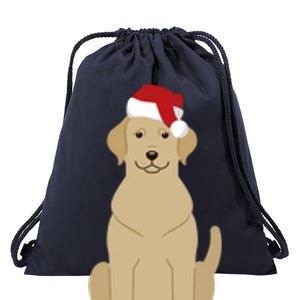 Labrador Retriever Christmas Dog Gift Drawstring Bag