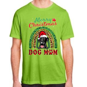 Labrador Retriever Christmas Santa Dog Mom Boho Rainbow Xmas Gift Adult ChromaSoft Performance T-Shirt