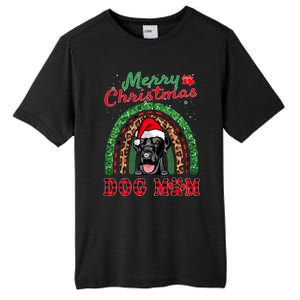 Labrador Retriever Christmas Santa Dog Mom Boho Rainbow Xmas Gift Tall Fusion ChromaSoft Performance T-Shirt